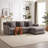 4-Piece 102'' L-Shape Sectional-885109991