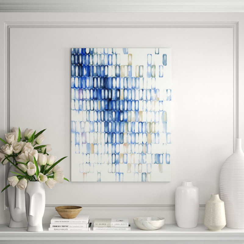 Gradation I Print, Image Brush Gel, 53" H x 40" W