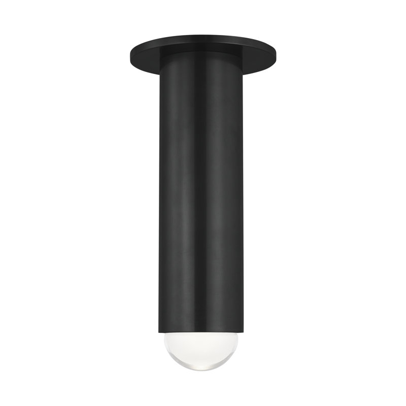 Ebell 1 - Light LED Flush Mount, Dark Bronze