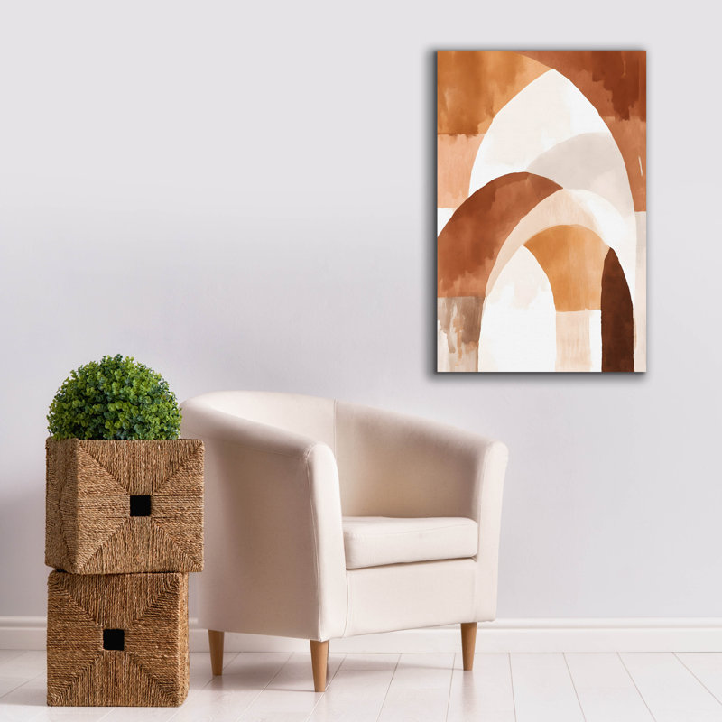 «Mid Century 4» par Petals Prints Design, H 40 po x l 26 po x P 1,5 po
