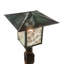 Seneca Lotus Leaf and Dragonfly Lantern Head