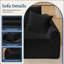 Ensemble de chaise longue à compression complète - Canapé modulaire en velours côtelé avec accoudoirs arqués, base antidérapante, comprend 3 coussins de dossier et 2 coussins décoratifs, canapé de chaise longue droite-915052052