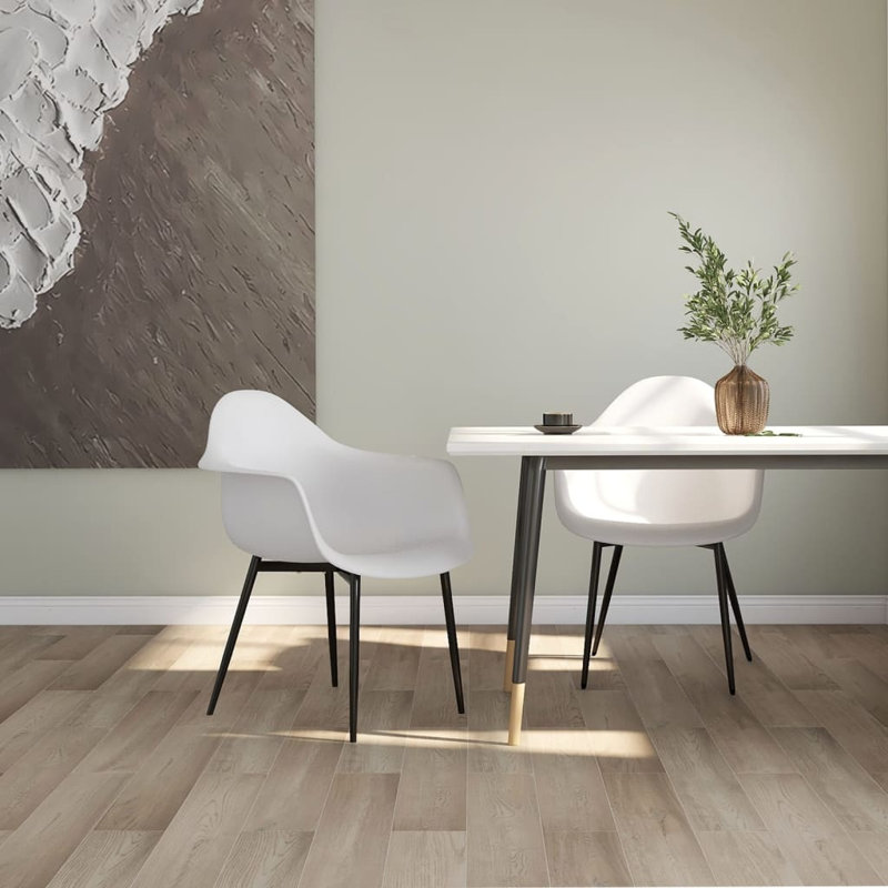 Avarielle Counter Stool with Metal Frame, White