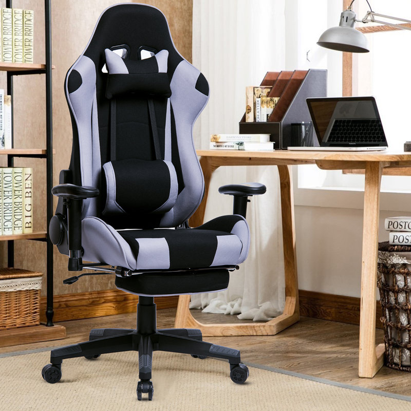 Racing Chair, Grey/Black