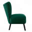 Fauteuil d'appoint recouvert de velours
