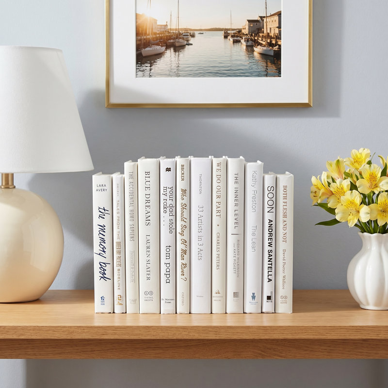 Serefina White Decorative Book Set