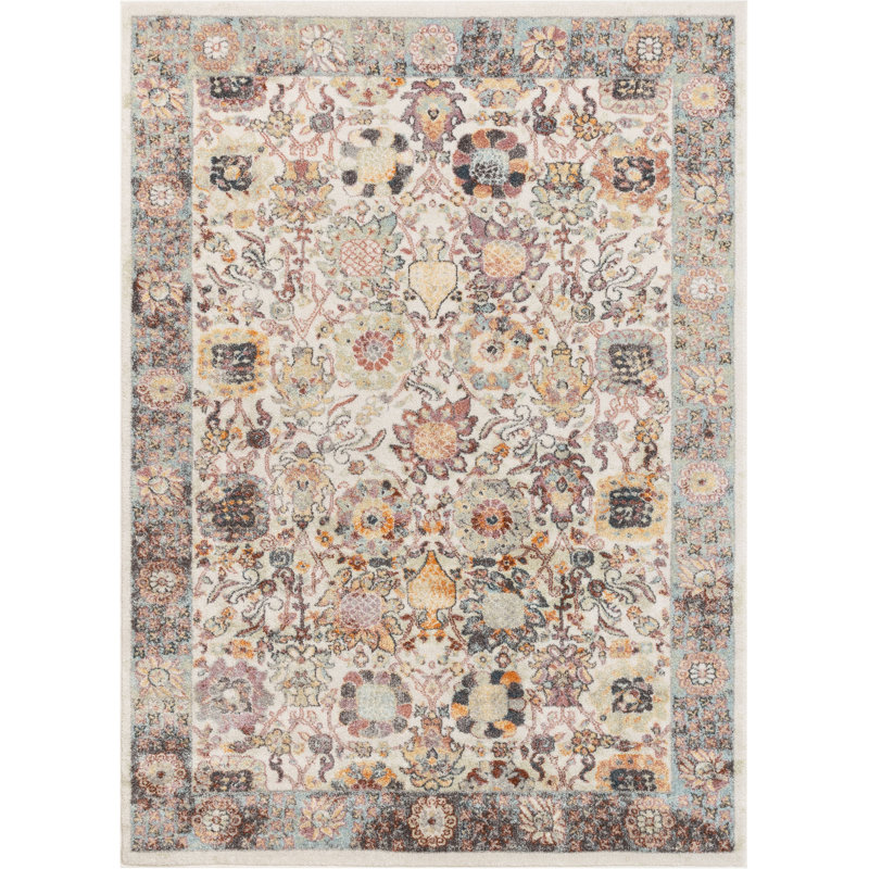 Rodeo Floral Synthetic Area Rug, Rectangle 160 x 220cm