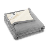 CosySnug Luxury Heated Throw Soft Flannel and Plush Teddy Fleece