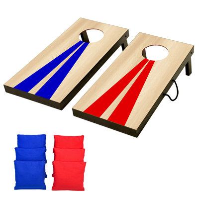 GoSports 2 ft x 1 ft Portable Size Cornhole Game Set with 6 Bean Bags