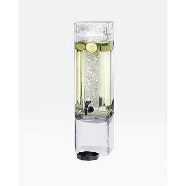 Fifth Avenue Crystal Beverage Dispenser for Countertop - 1  Gallon Large Glass Drink Dispenser w/Spigot & Lid - Party Drink Dispenser  for Sweet Tea Lemonade Punch Water, Juice Dispensers for