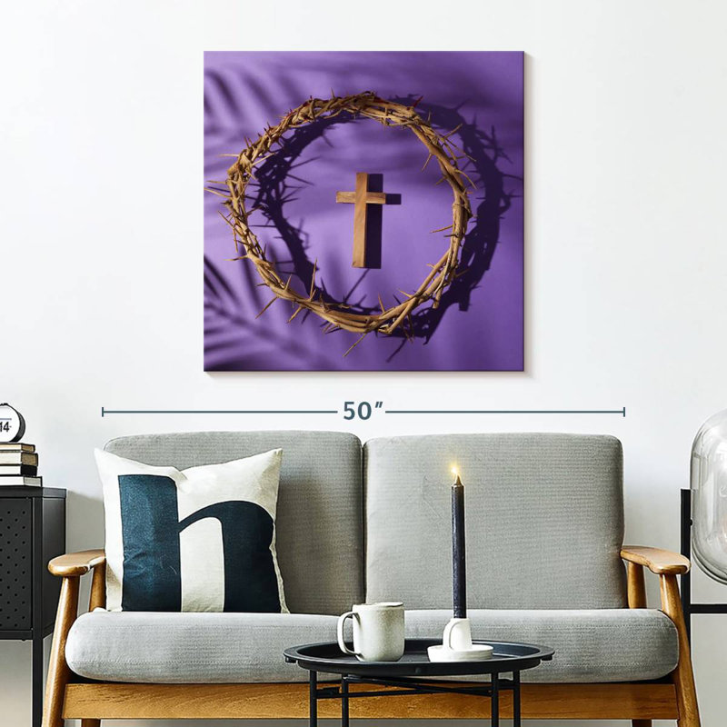 Croix de Javetta dans une couronne d'épines