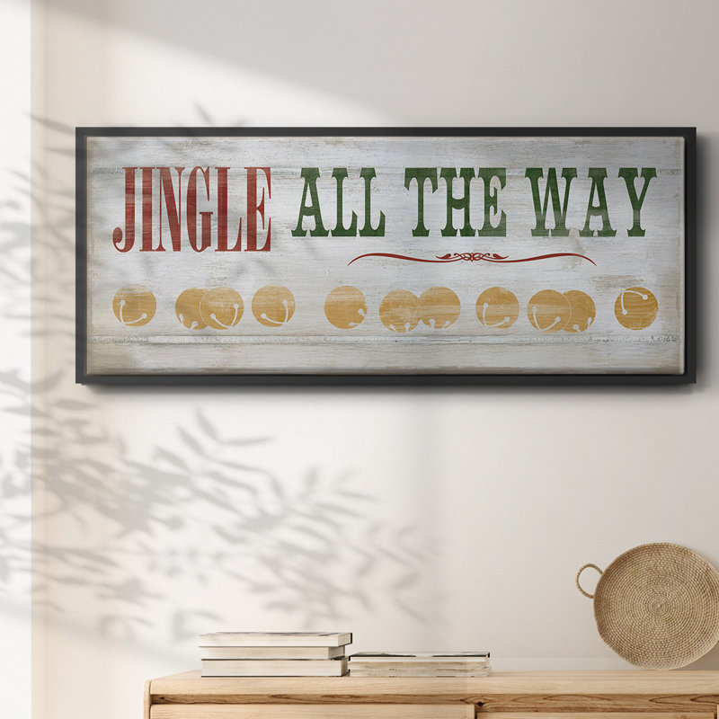 Toile encadrée «Jingle All the Way»
