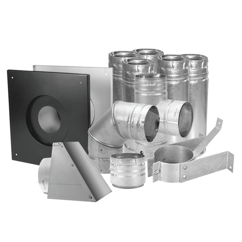 4" Pellet Vent Kit Stainless