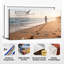 Grandes empreintes de pas dans le sable, art mural - impressions sur toile chrétiennes pour la décoration intérieure, empreintes de pas inspirantes