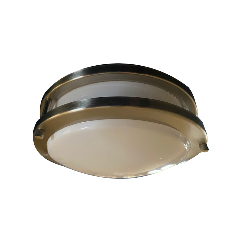 Plafonnier encastré circulaire simple 1 lumière 10 po