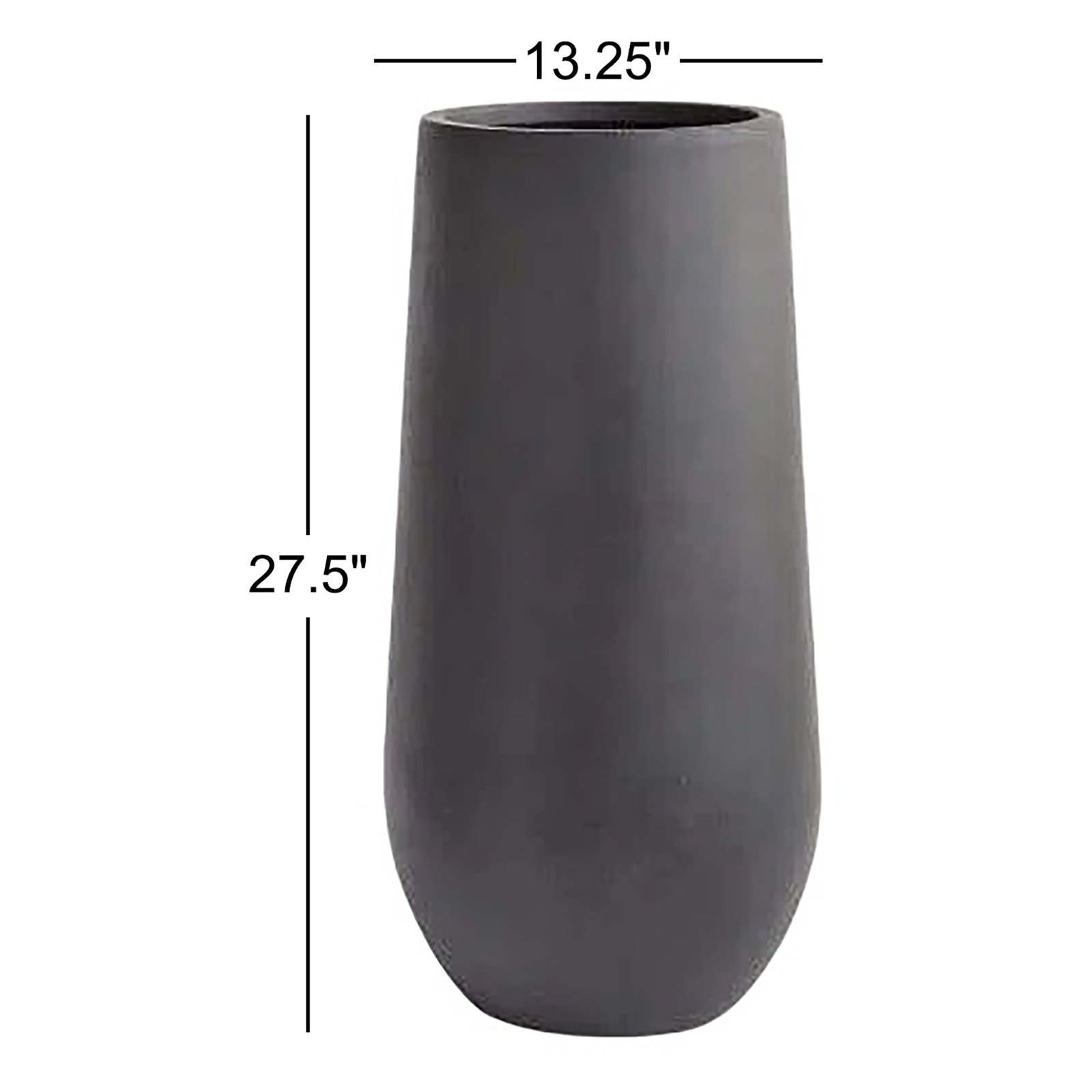 Kirsten Ceramic Table Vase, 27.5" H x 13.25" W x 13.25" D