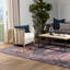 Issa Southwestern Dark Blue/Pink Area Rug-62289973