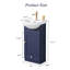 Ensemble de meuble-lavabo simple 18 po bleu