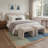 Abrahamson Marine Coastal Machine Washable Blue / Green Indoor Area Rug with Non-Slip Backing-128992569