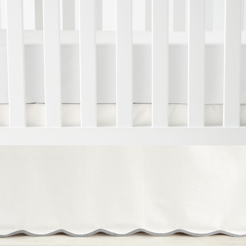 Jupe de lit de bébé Keerthan, Gris