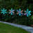 Vivvi App Based Snowflake Path Lights, 7.1" 48 LEDs
