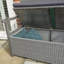 Rowlinson Alderley Rattan Storage Bench - Grey