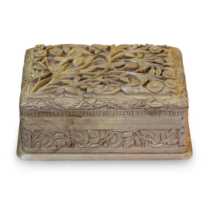 Boîte à bijoux en bois de noyer