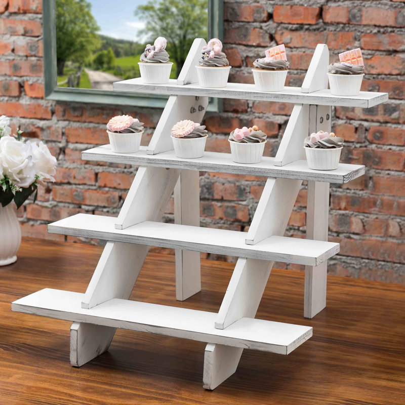 Henniker Tiered Stand, Vintage White