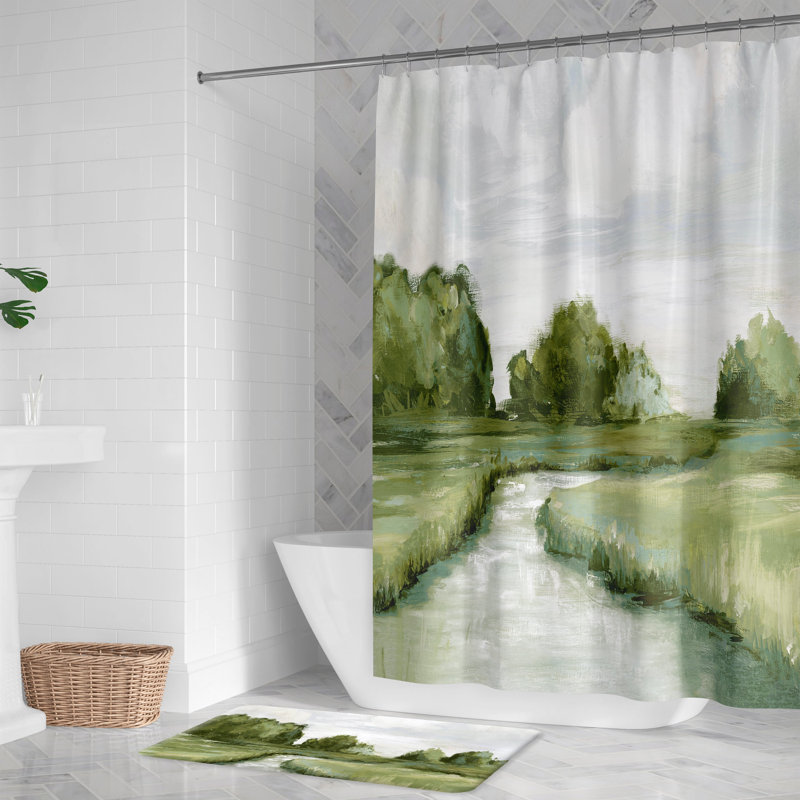 Rideau de douche Tranquil Marsh