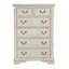 Commode 5 tiroirs Nestor avec intérieur teint