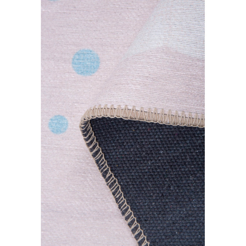 Tapis décoratif Hopscotch, Rond 5 pi