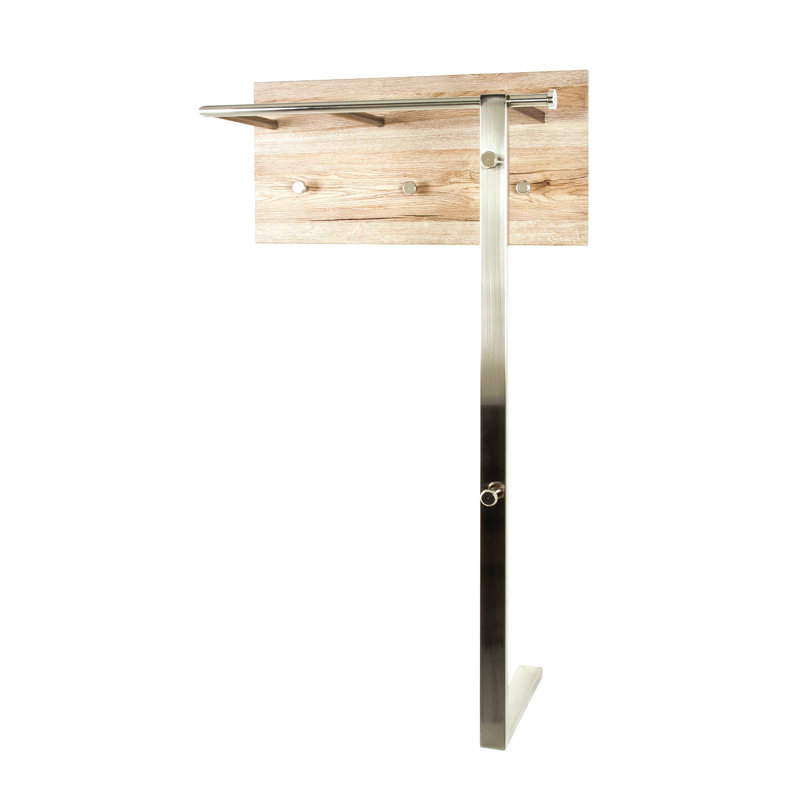 Wall Mounted Coat Rack, San Remo Oak
