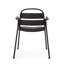 Bistro moderne moderne en fer noir mat avec structure stable en fer, enduit