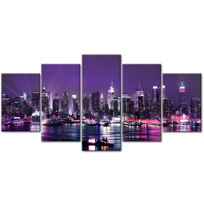 " Purple Sky " 5 - Pieces