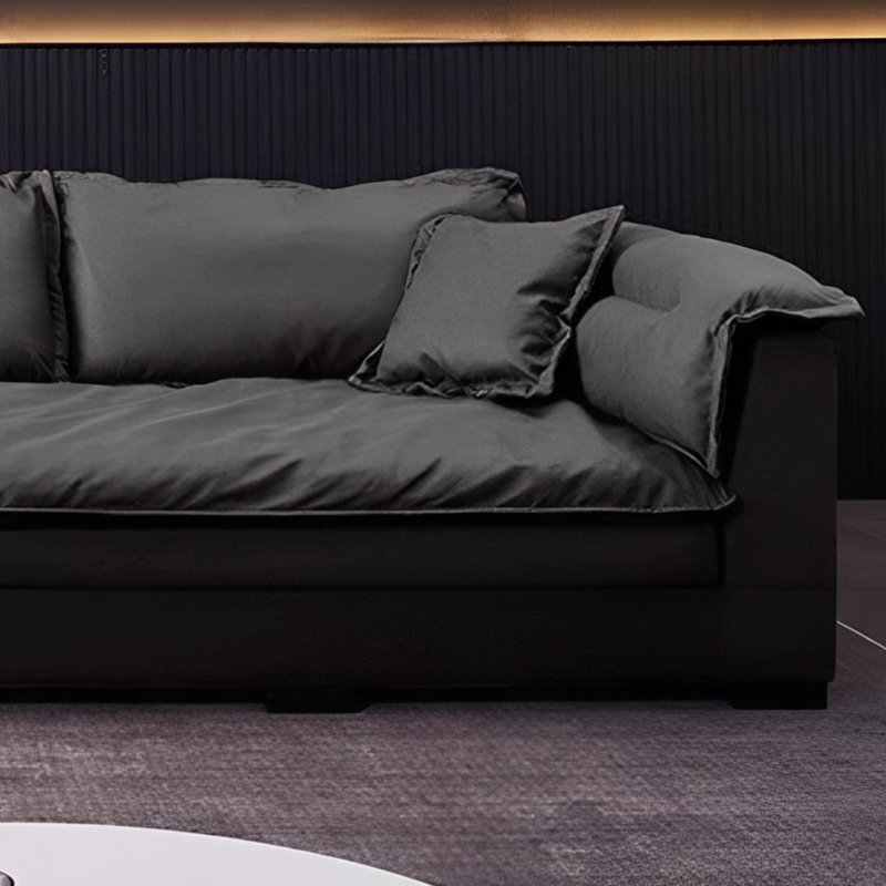 Canapé simple et moderne en tissu, H 23,62 po x l 126 po x P 39,37 po, 5