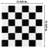 Metro Quad Checkerboard Glossy Blk and White 11-3/4" x 11-3/4" Porcelain Mosaic Floor and Wall Tile-52581213