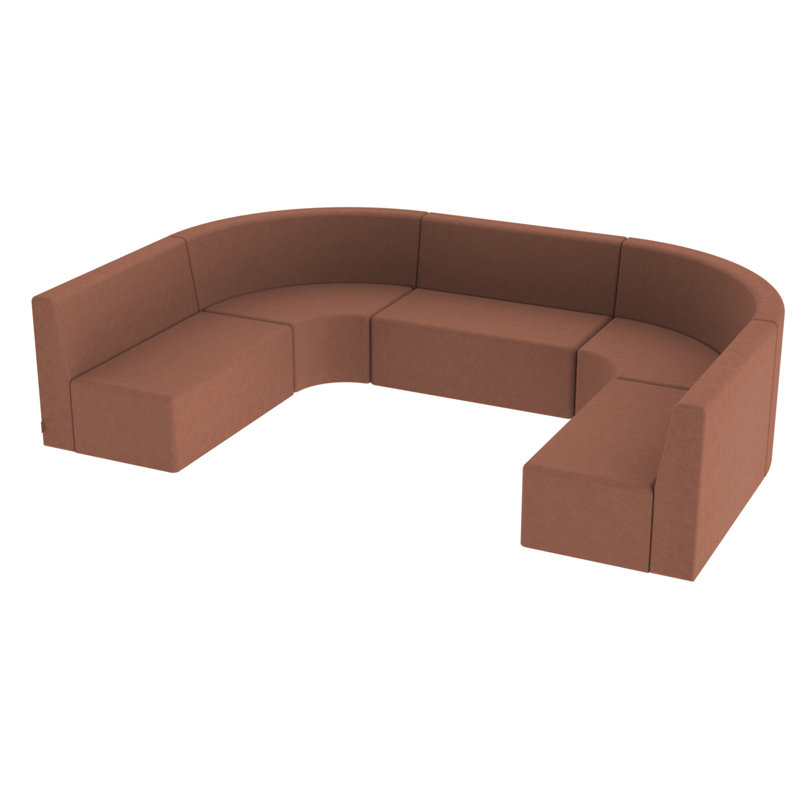 Ensemble de 5 chaises à dossier haut Pro Series, Noisette