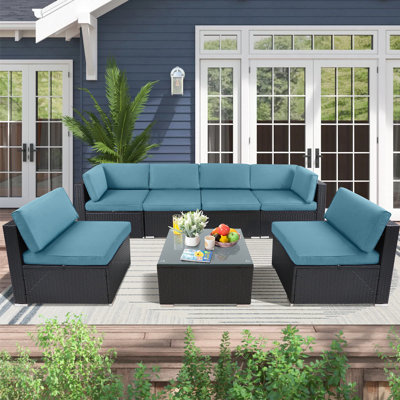6 - Person Outdoor Seating Group with Cushions