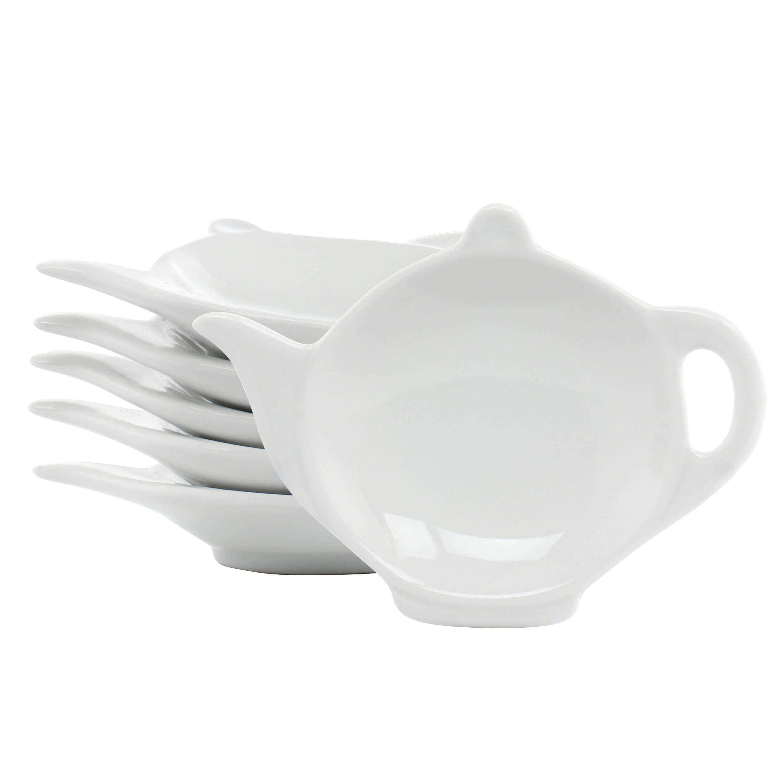 Our Table Simply White 32 oz. Porcelain Teapot with Lid