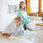 Guidecraft Classic Kitchen Helper Kids' Step Stool - Foldable and Adjustable Wooden Toddler Tower -41262195