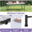 Ballantine 70.9"W Rectangular Outdoor Camping Folding Table-1320410106