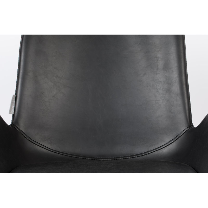 Albert Kuip Upholstered Arm Chair, Black