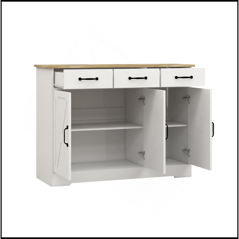 Buffet de rangement polyvalent pour différentes pièces au design exquis