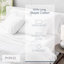 Ensemble de draps 100% coton à longues fibres 610 fils Celeste Home-11320730-11320724