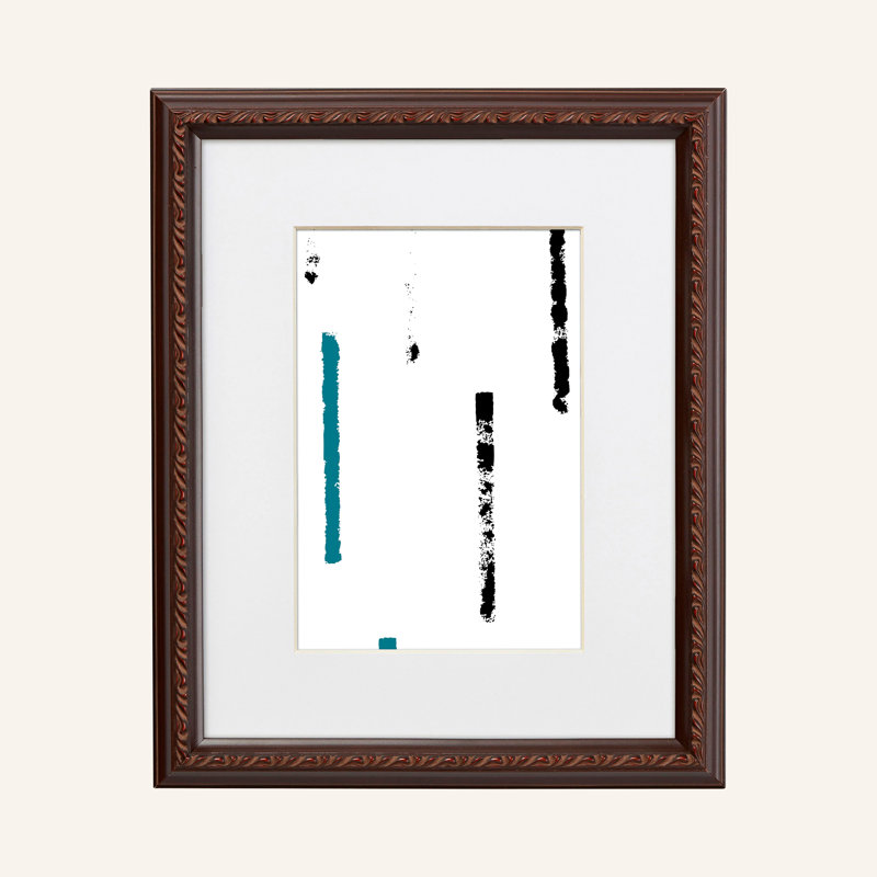 Cadre pour photo simple Atreo Lilith, Cerise foncée, 16 po x 20 po emmêlé à 11 po x 14 po
