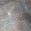 Papier peint imitation béton gris métallique Haenchen