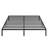 Metal Platform Bed Frame In King Size, With A Quiet And Stable Design Base No Box Spring, Black Finish, Modern Elegant Style
