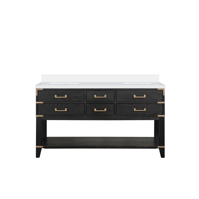 Double Bath Vanity with Quartz Top