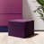 Rembourrage en mousse mauve foncé sélectionné