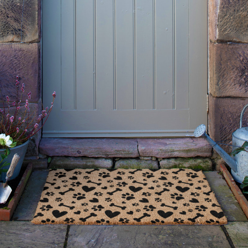Non-Slip Indoor/Outdoor Door Mat, 90cm W x 60cm L
